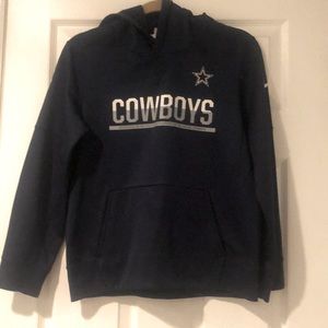 Boys cowboys hoodie sweatshirt size 14-16